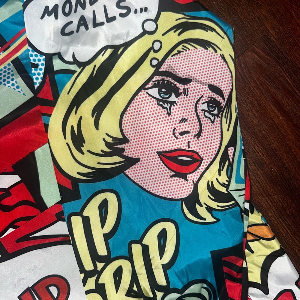 Reason Graphic Comic Print Jacket - image 3